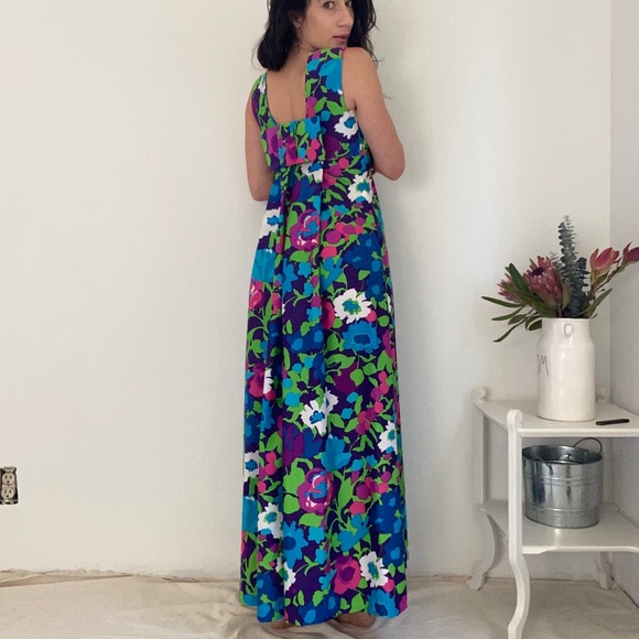 Vintage Maluna Hawaii Maxi Dress - Picture 6 of 10